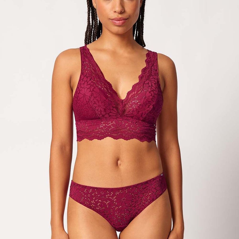 Micro Top Kant - Kleur: Beet Red