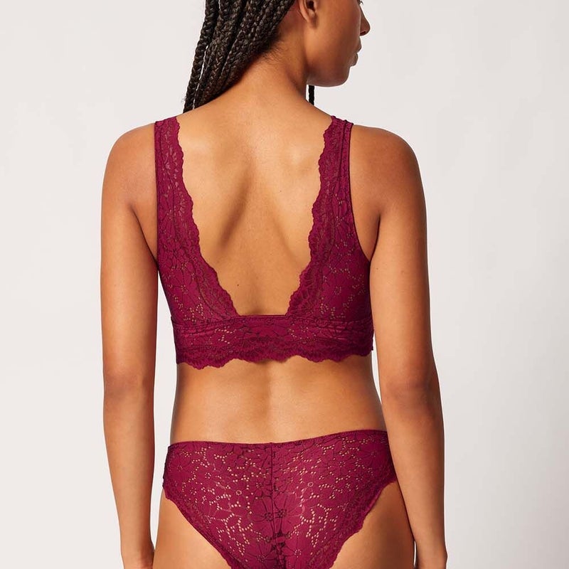 Micro Top Kant - Kleur: Beet Red