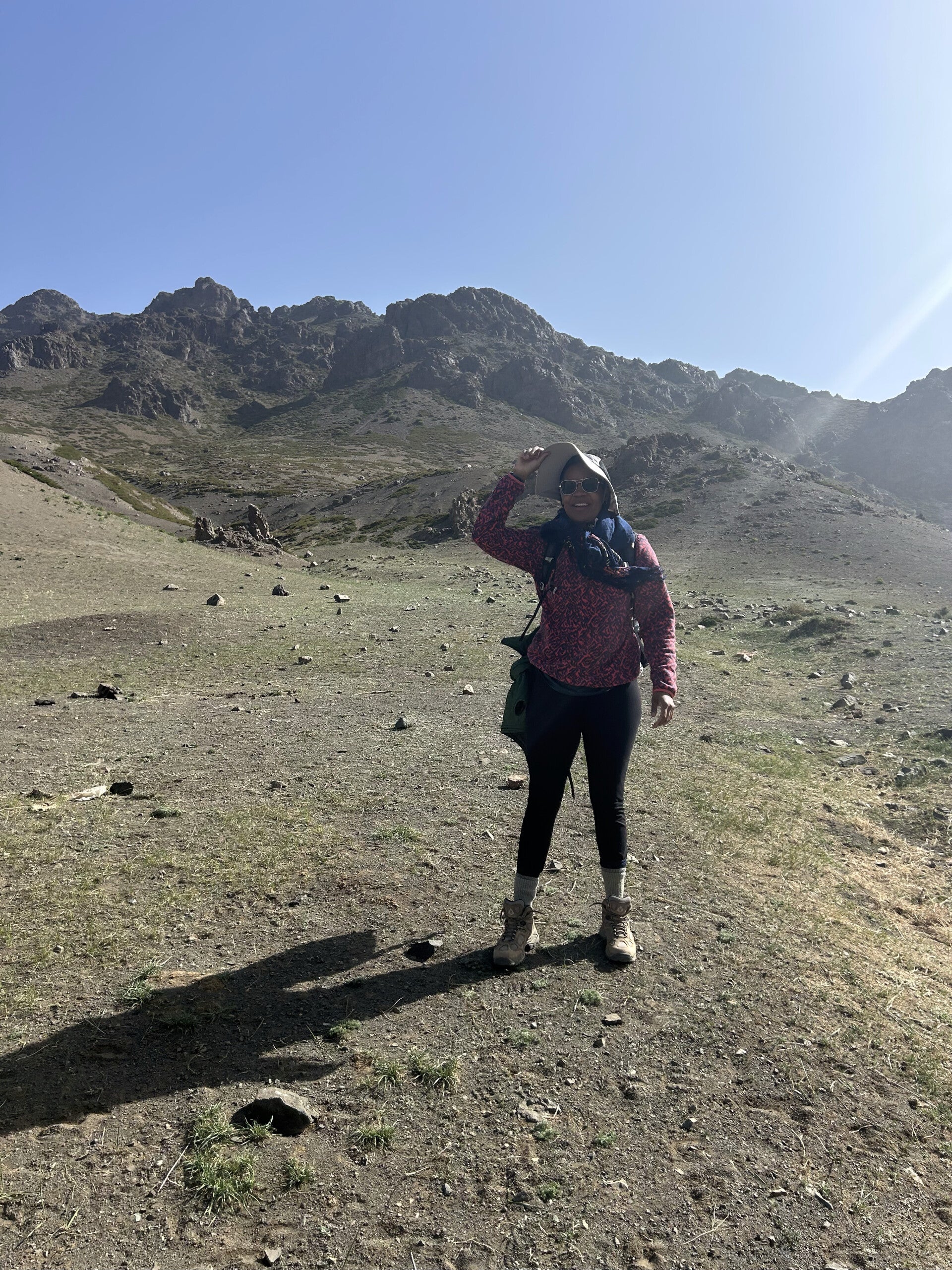 Hiking in Mongolia