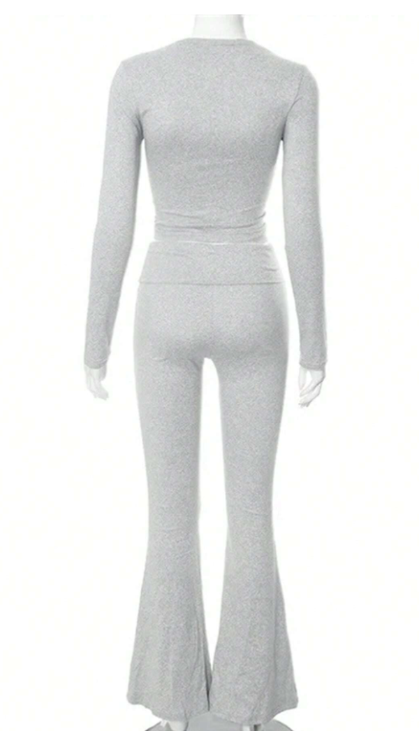 Bodycon Top & Flare Broek