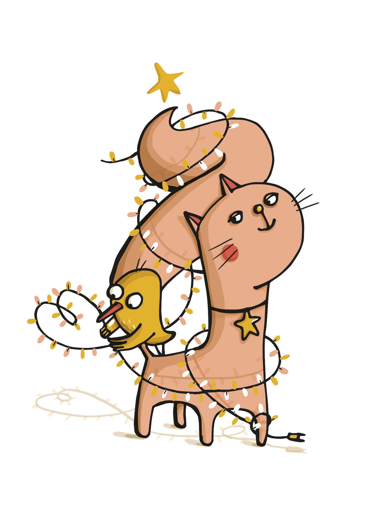 Poes KERSTboom Katrijn Jacobs ILLUSTRATOR