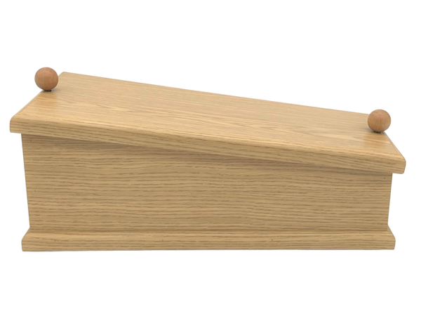 Baby Uitvaartkistje fineer hout 40 cm.