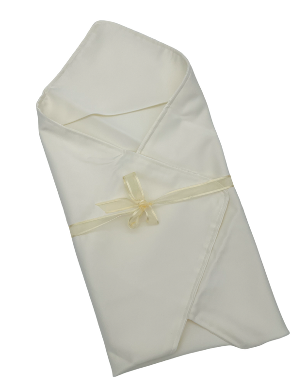 Wikkeldoekje van satijn in 2 maten