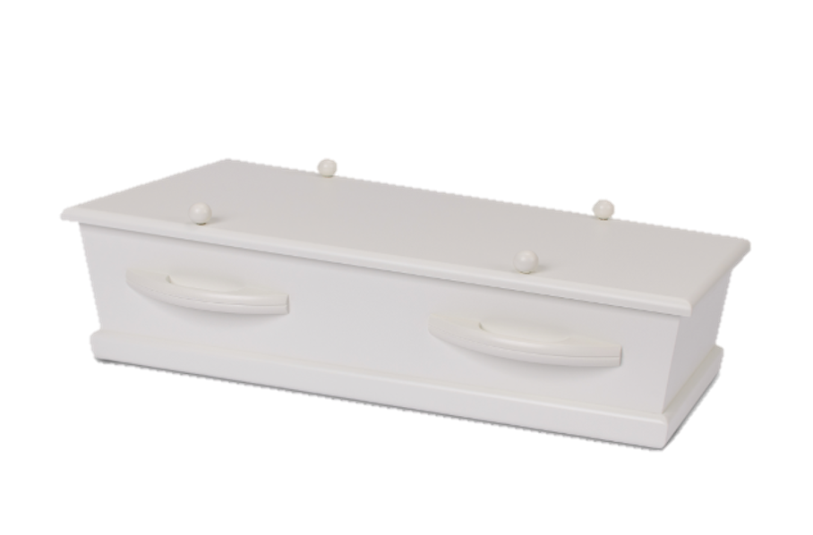 Baby Uitvaartkistje Wit