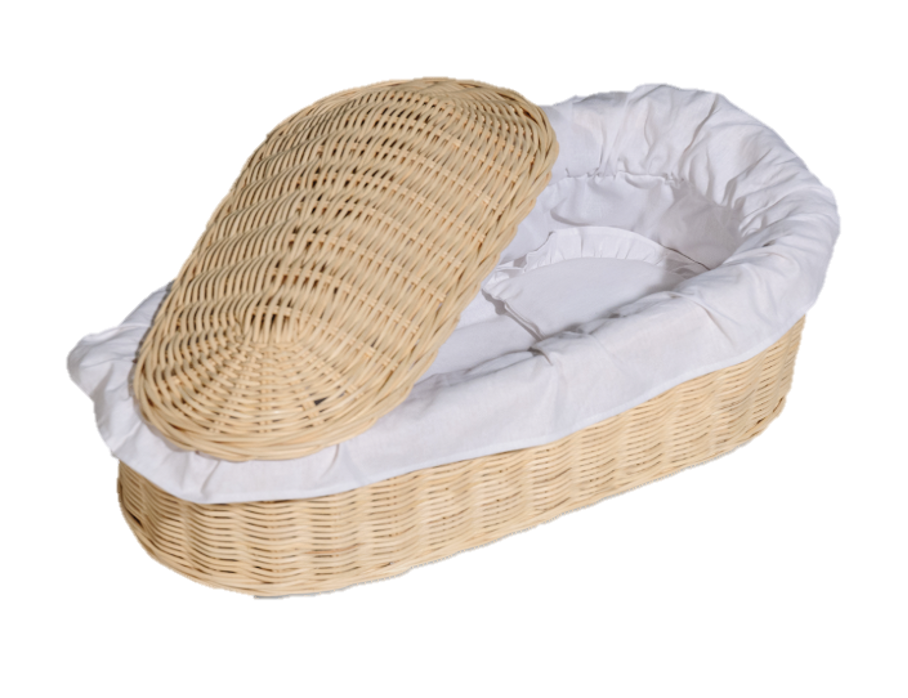 Ovaal Babykistje Rotan Naturel