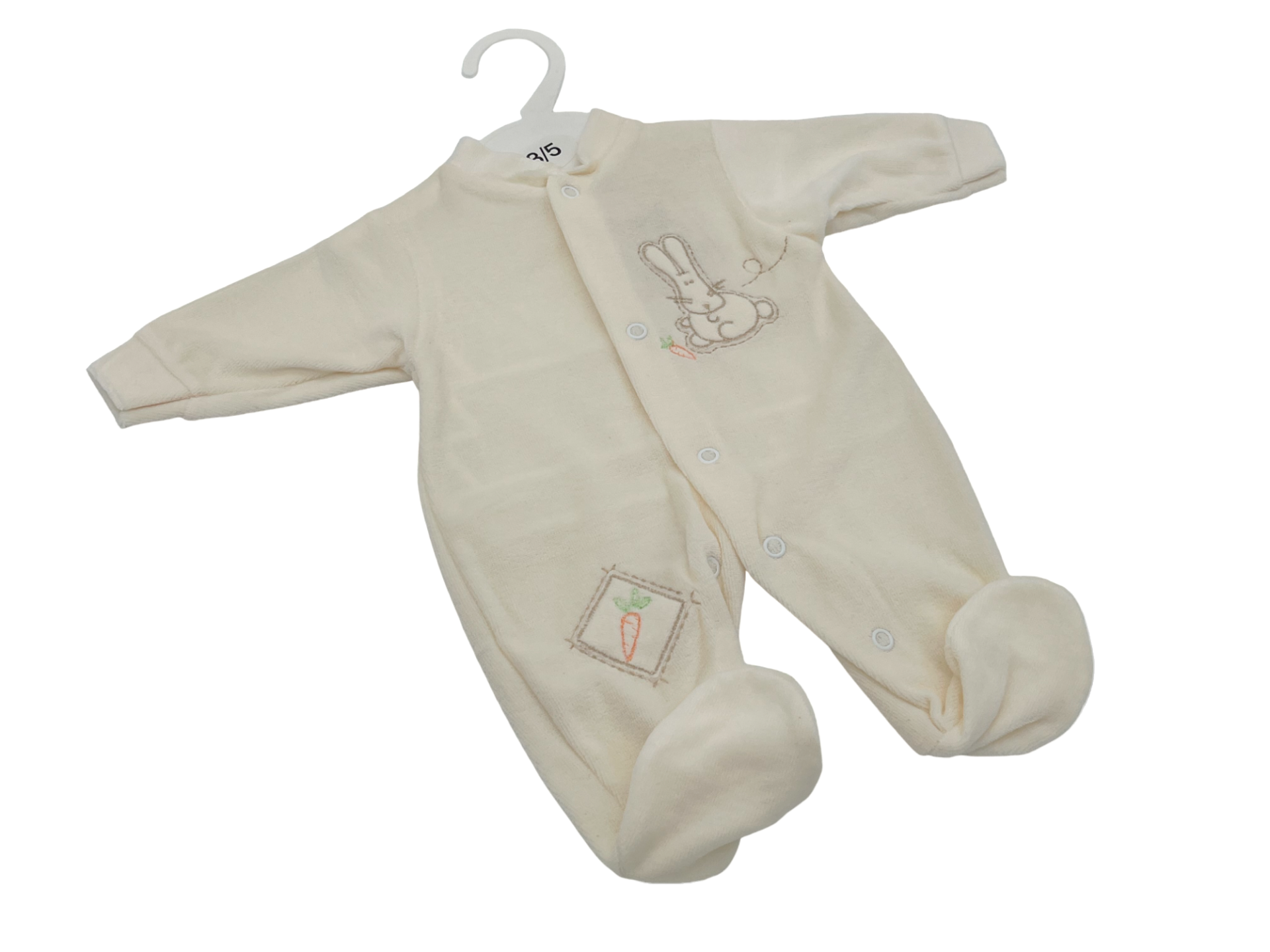 Prematuurpakje crème met konijntje