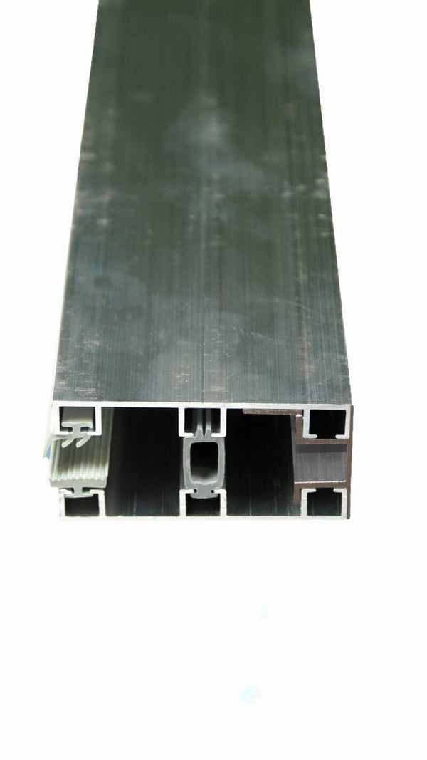 Alu – Glasprofilsystem Rand (Breite 60 mm) für Glasstärke 10 mm