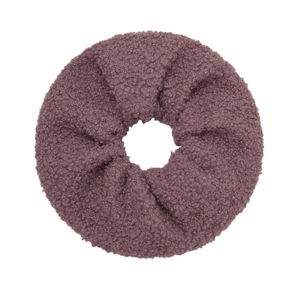 Teddy scrunchie- roze