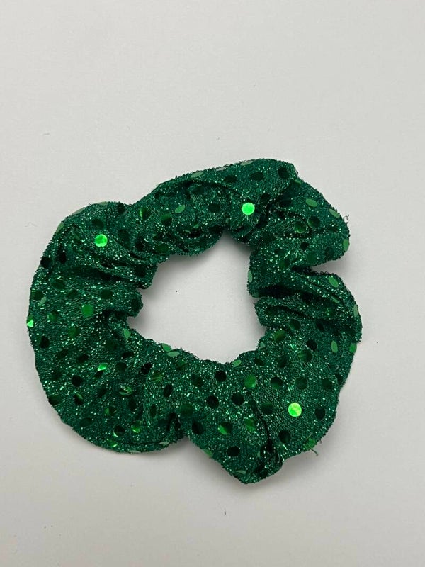 Glitter kerst scrunchie