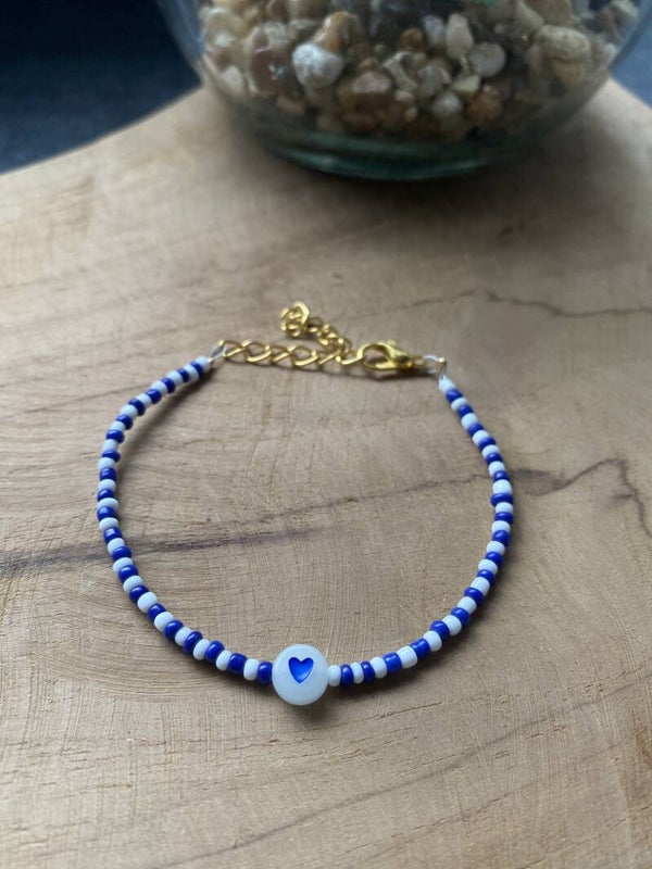 clow dark hartjes armband