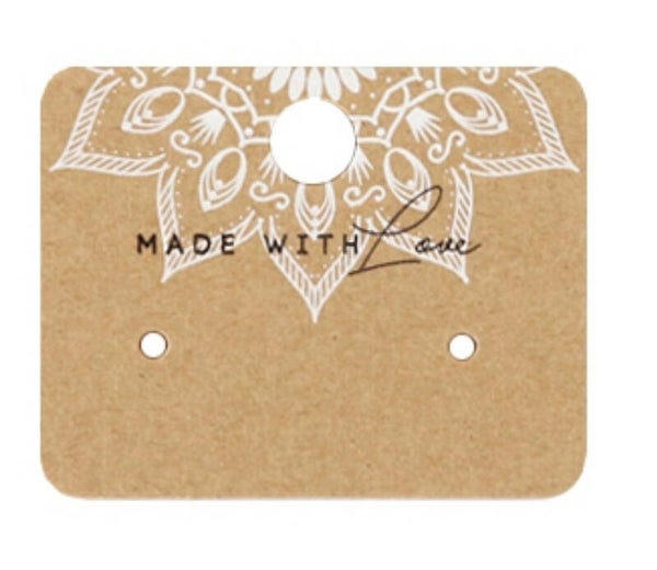 Oorbellen houder (Made with love)