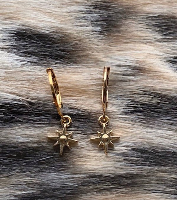 mini galaxy ster oorbellen