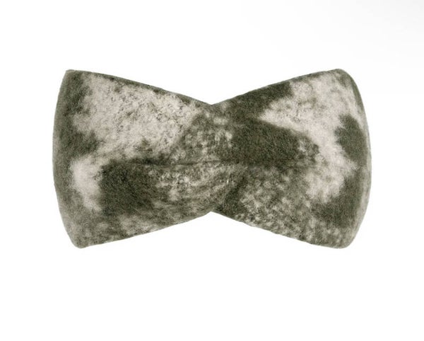 Tie-dye hoofdband groen