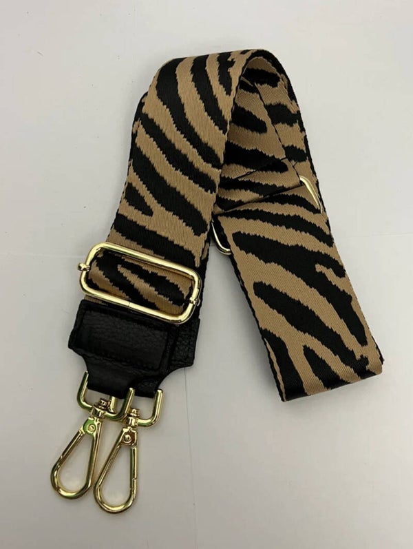 Zebra bag strap