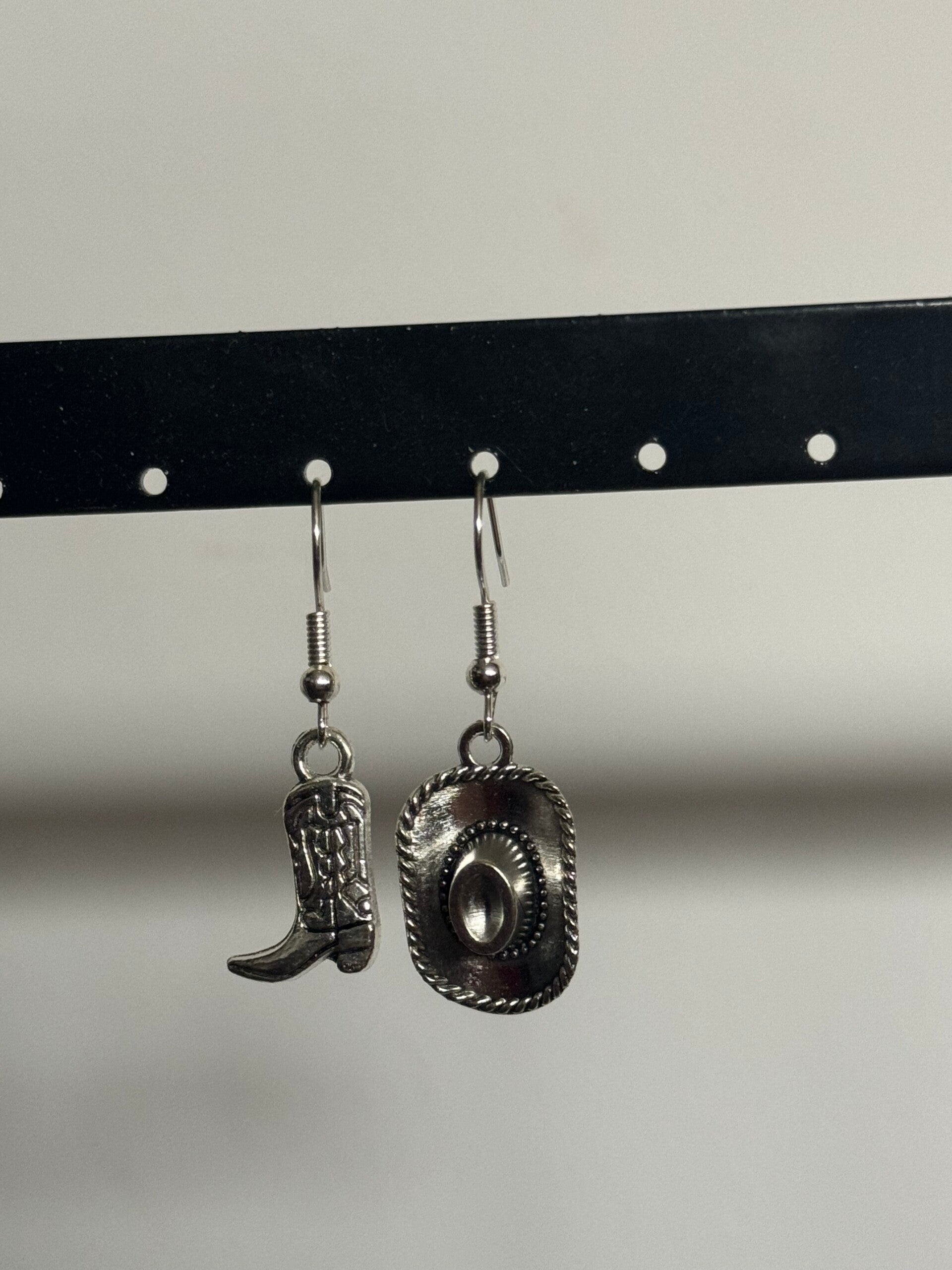 Cowboy oorbellen klein