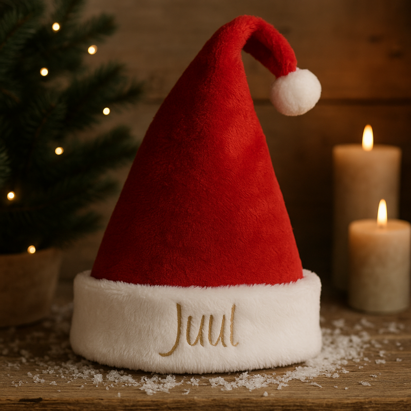 rode-kerstmuts-met-witte-rand-en-geborduurde-naam-juul-in-goudkleurig-garen-handgemaakt-kerstcadeau-van-studio-blos-standard.png
