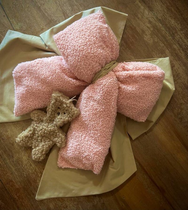 FIOCCO NASCITA TEDDY rosa