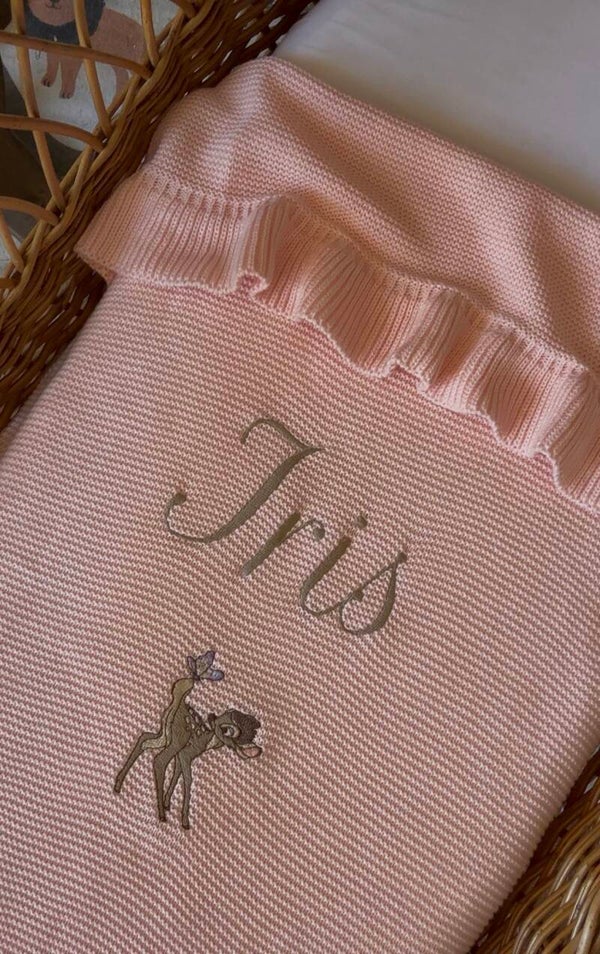 COPERTINA CON BALZA 100% COTONE - personalizzabile