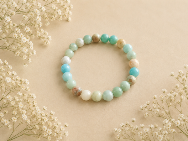 Kogelarmband 8mm Amazoniet