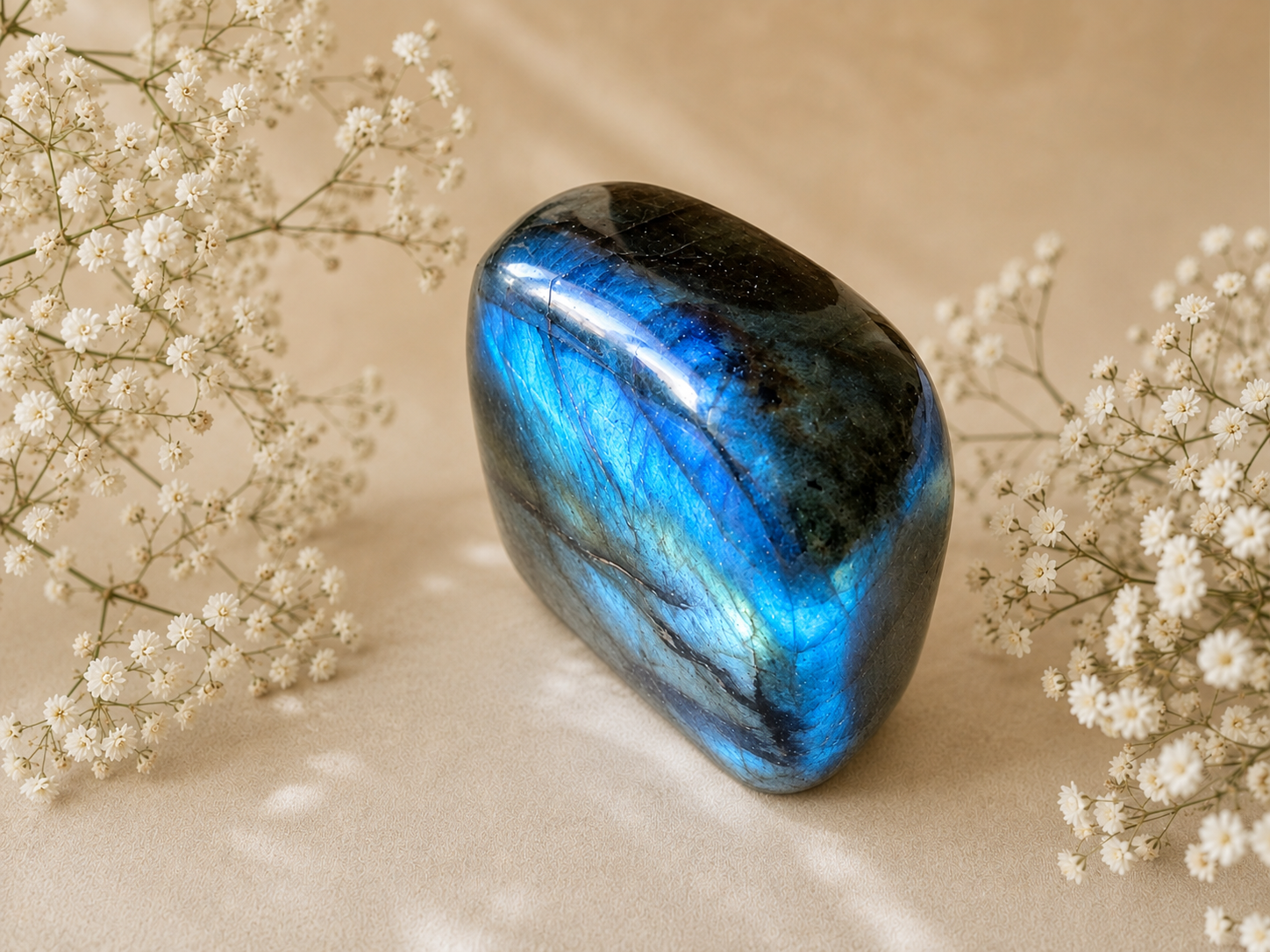 Sculptuur Labradoriet Blauw AA
