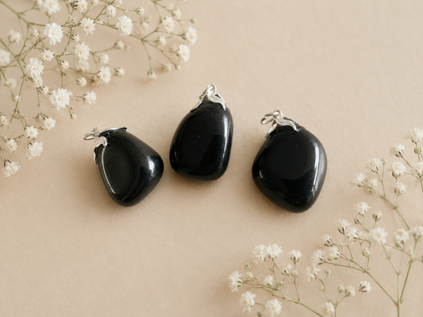 Edelsteenhanger Onyx - Uniek van kleur en vorm