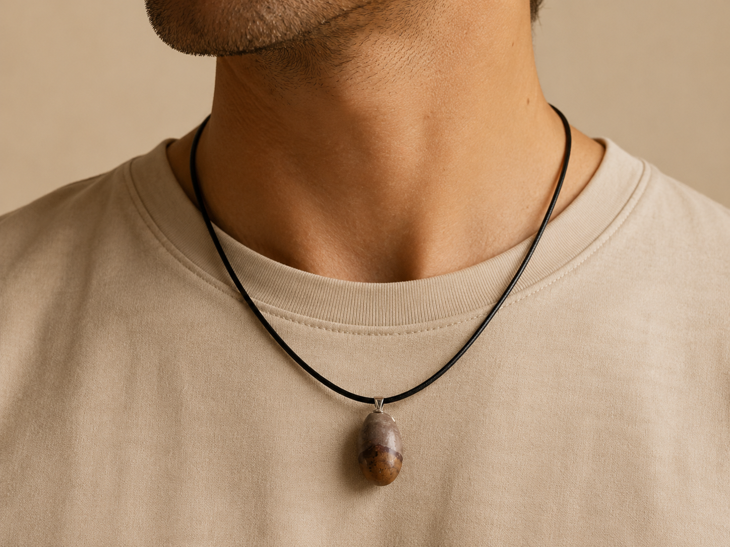 Edelsteen Hanger Shiva Lingam - Unieke Spirituele Sieraden
