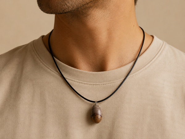 Edelsteen Hanger Shiva Lingam - Unieke Spirituele Sieraden