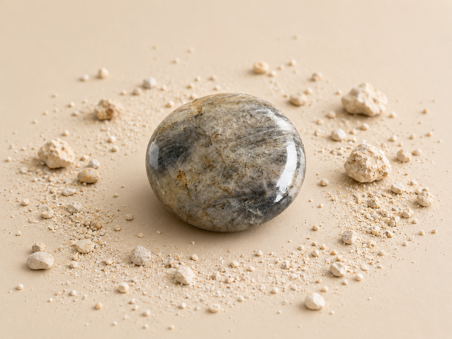 Jumbo Steen Zwarte Maansteen 93,5 gram