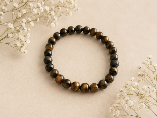 Kogelarmband 8mm Valkenoog 21cm