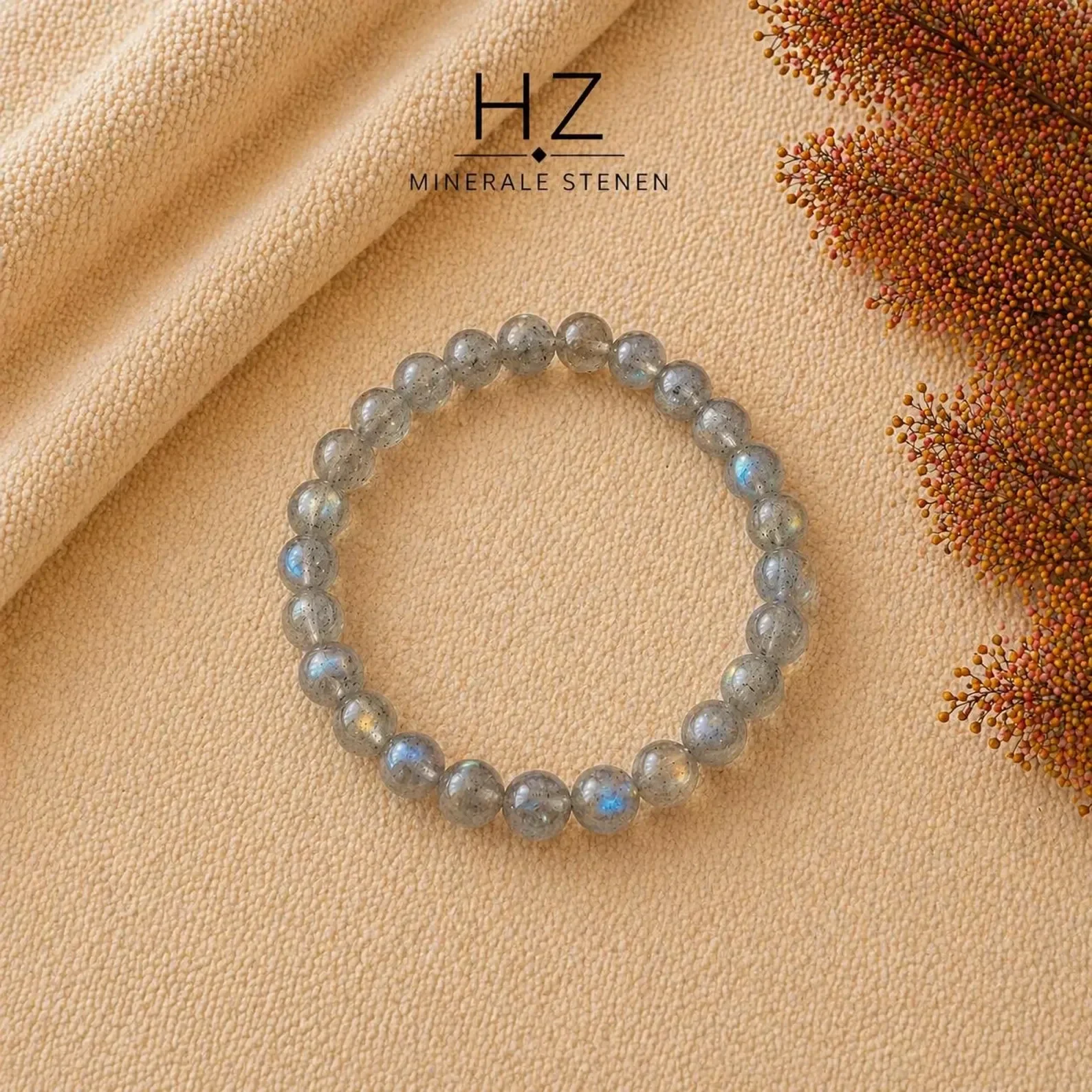 Kogelarmband 6mm Labradoriet