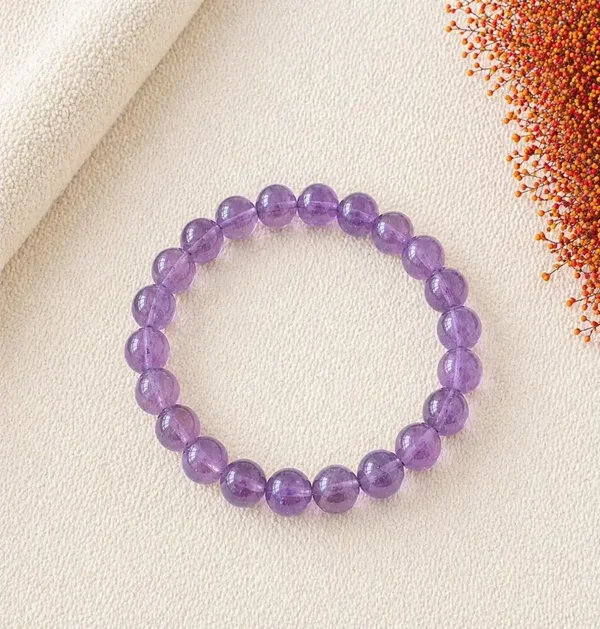 Kogelarmband 8mm Amethist