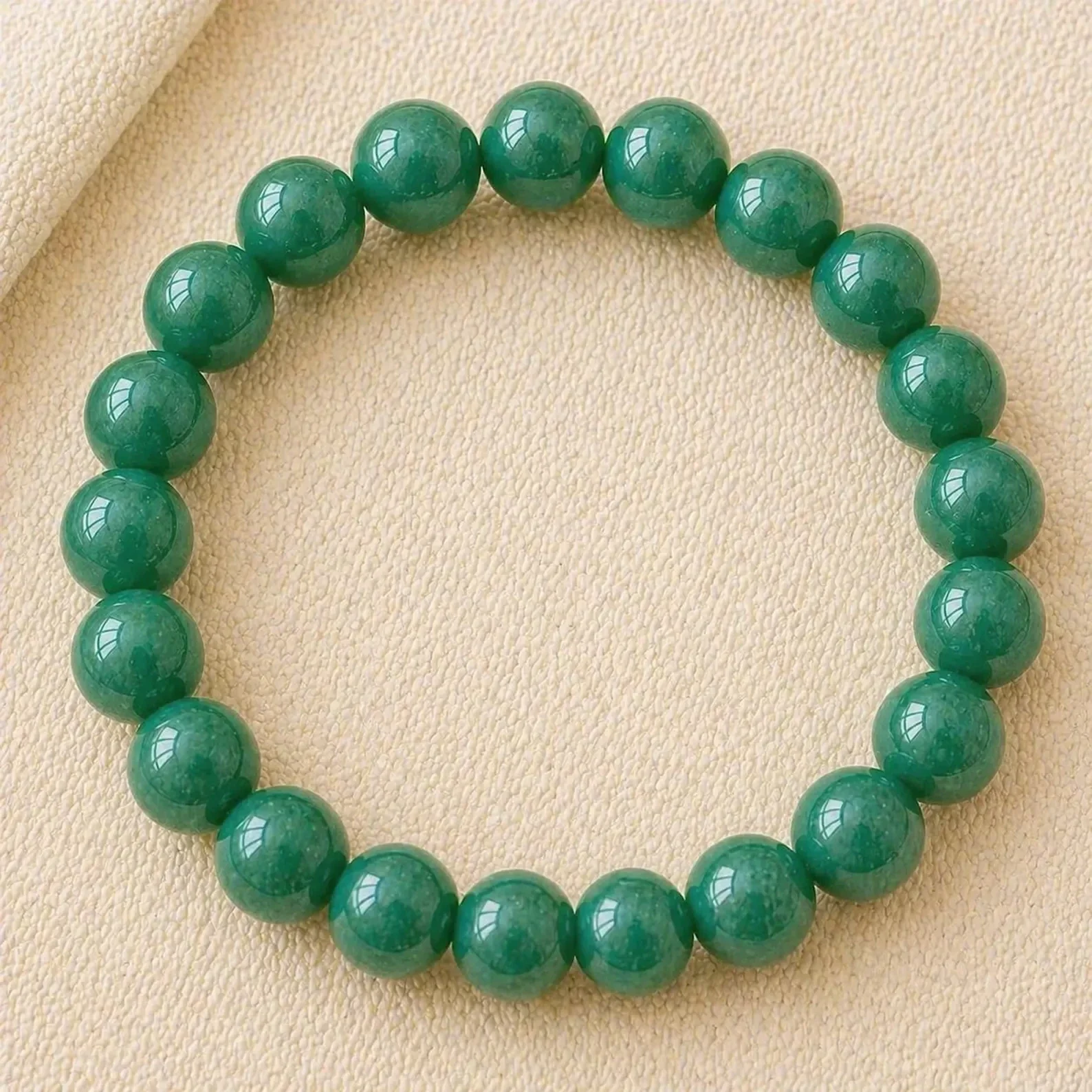 Kogelarmband 8mm Jade