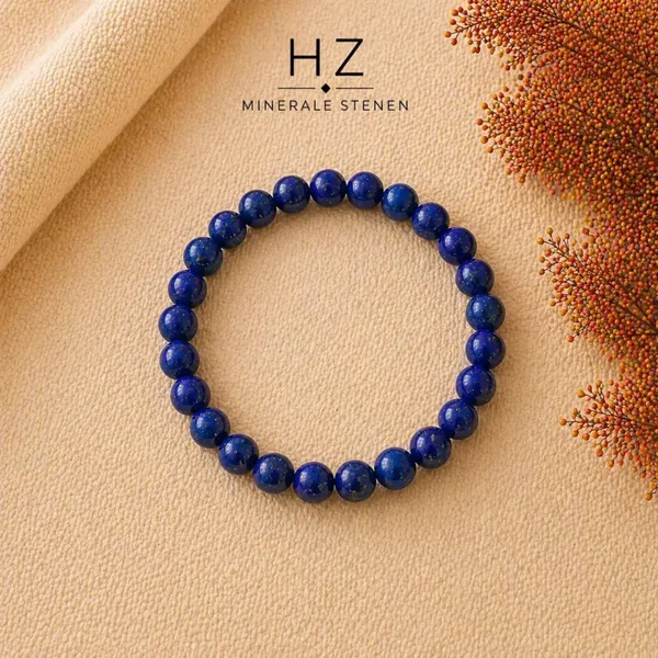 Kogelarmband 6mm Lapis Lazulli