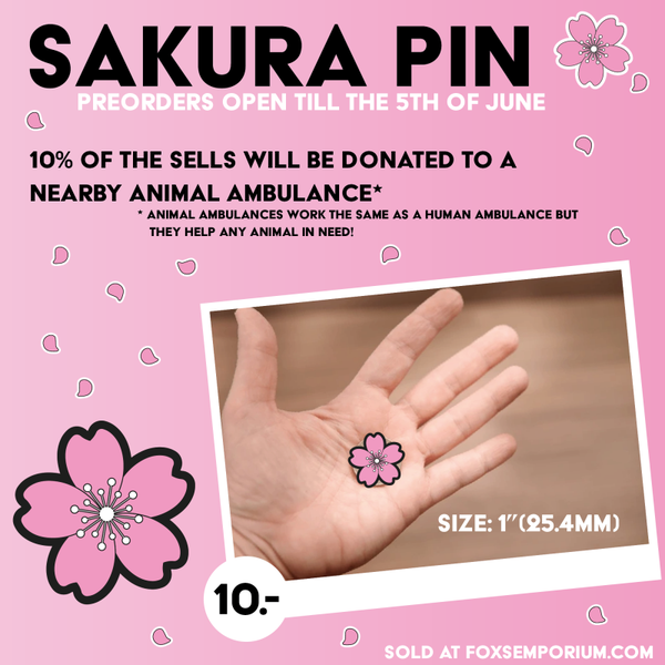 Sakura Pin - PREORDERS