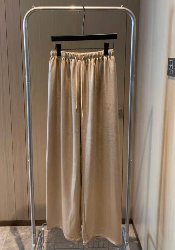 Pantaloni palazzo effetto seta