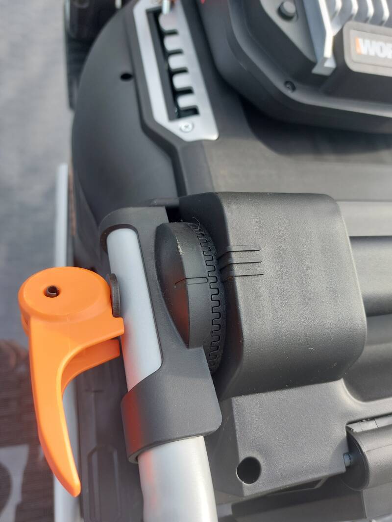 Ansicht Akkurasenmäher