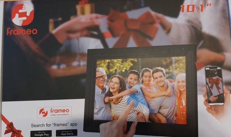 Verpackung digitaler Bilderrahmen