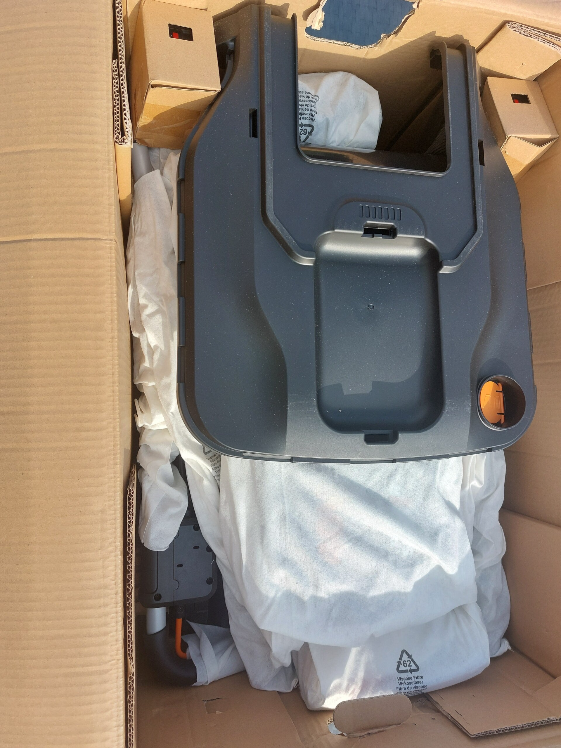 Ansicht oben Unboxing