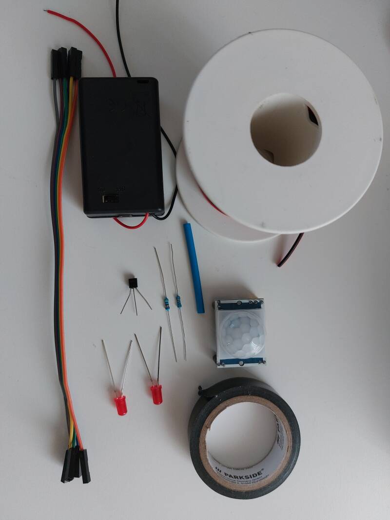 Bauteile Das wachsame Skelett