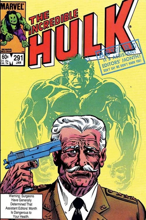 The Incredible Hulk, Vol. 1 #291A