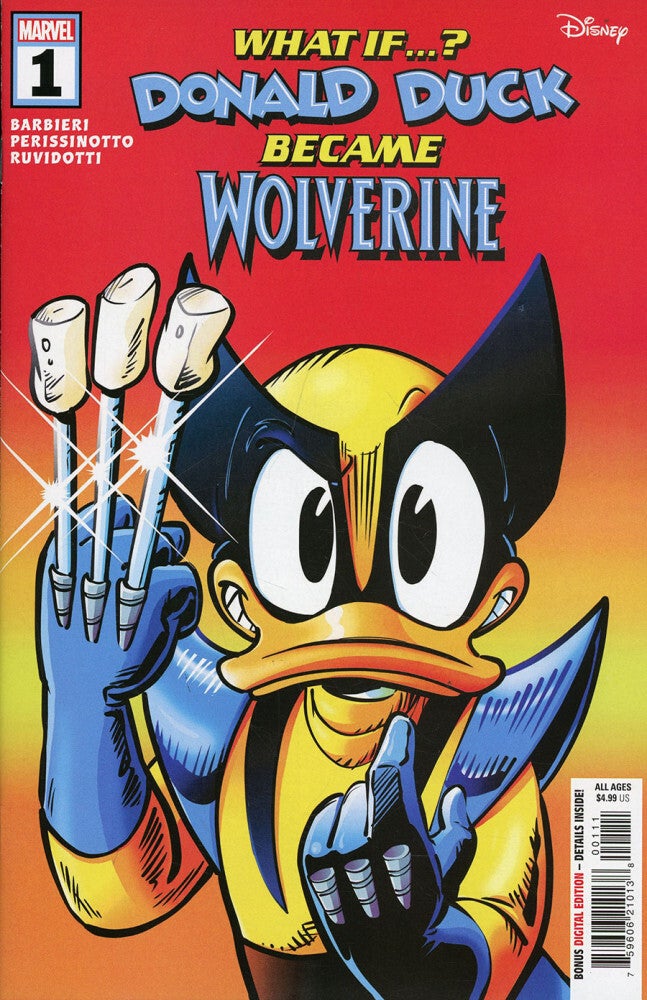 What If...? Donald Duck Became Wolverine #1A