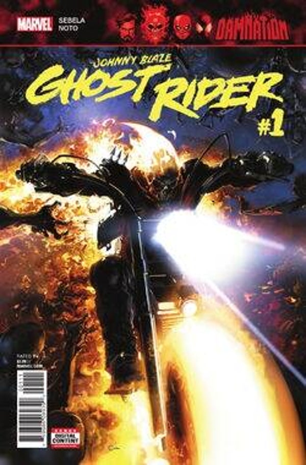 Damnation: Johnny Blaze - Ghost Rider #1A