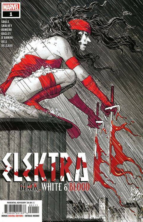 Elektra: Black, White & Blood #1A