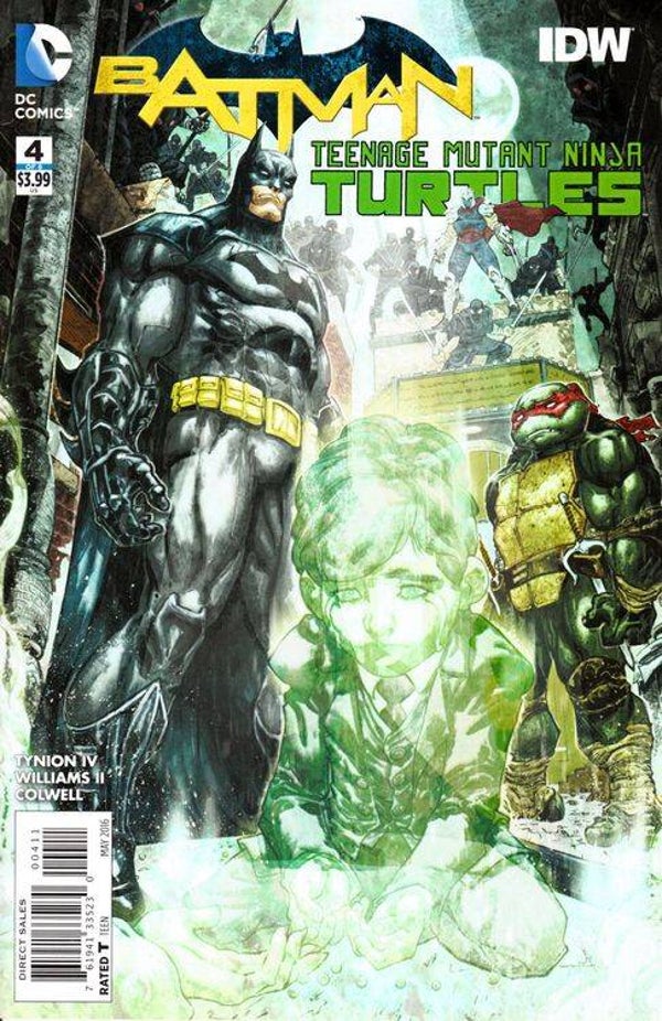 Batman / Teenage Mutant Ninja Turtles #4A