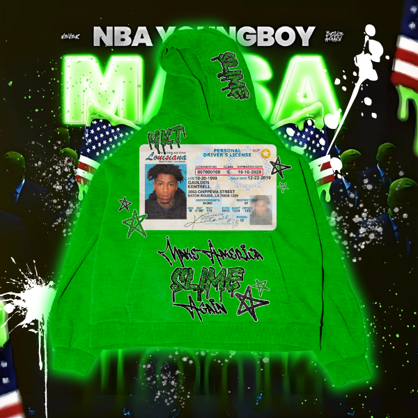 YB SLIME ID Graphic Hoodie 🔥🧥