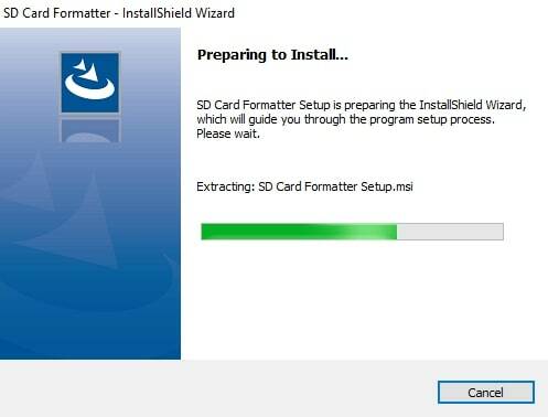 SD Card Formatter for PC, Windows