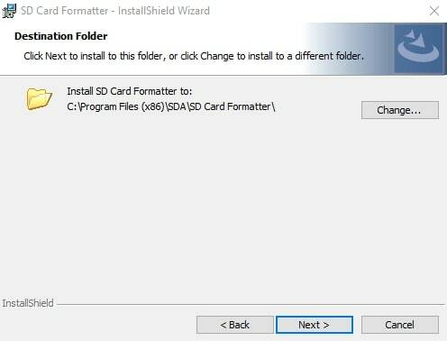 SD Card Formatter for PC, Windows