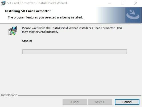 SD Card Formatter for PC, Windows