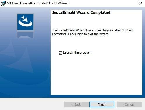SD Card Formatter for PC, Windows