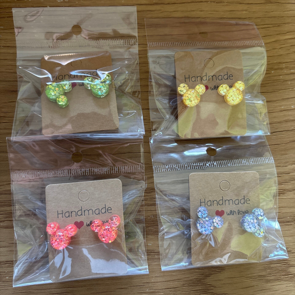 Oorbellen Mickey confetti